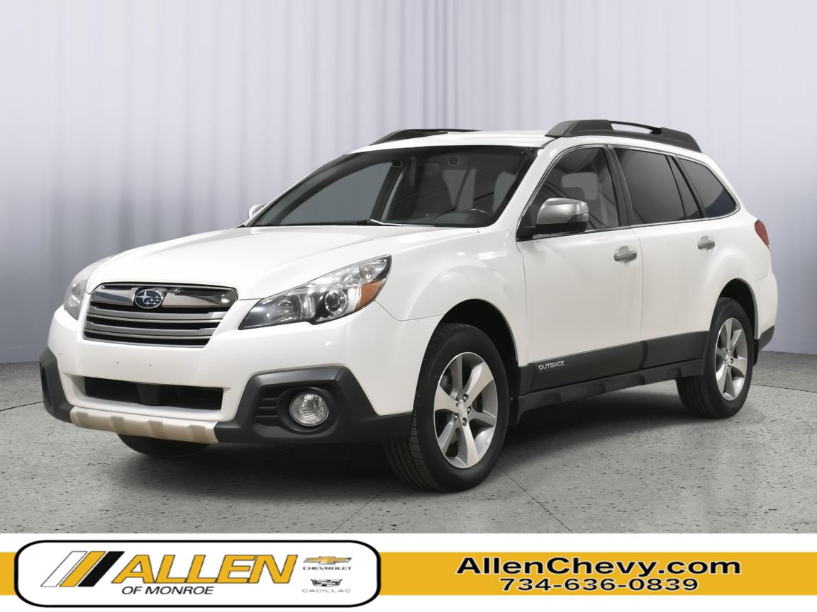 Satin White Pearl 2014 Subaru Outback Wagon All-Wheel Drive Continuously Variable Transmission