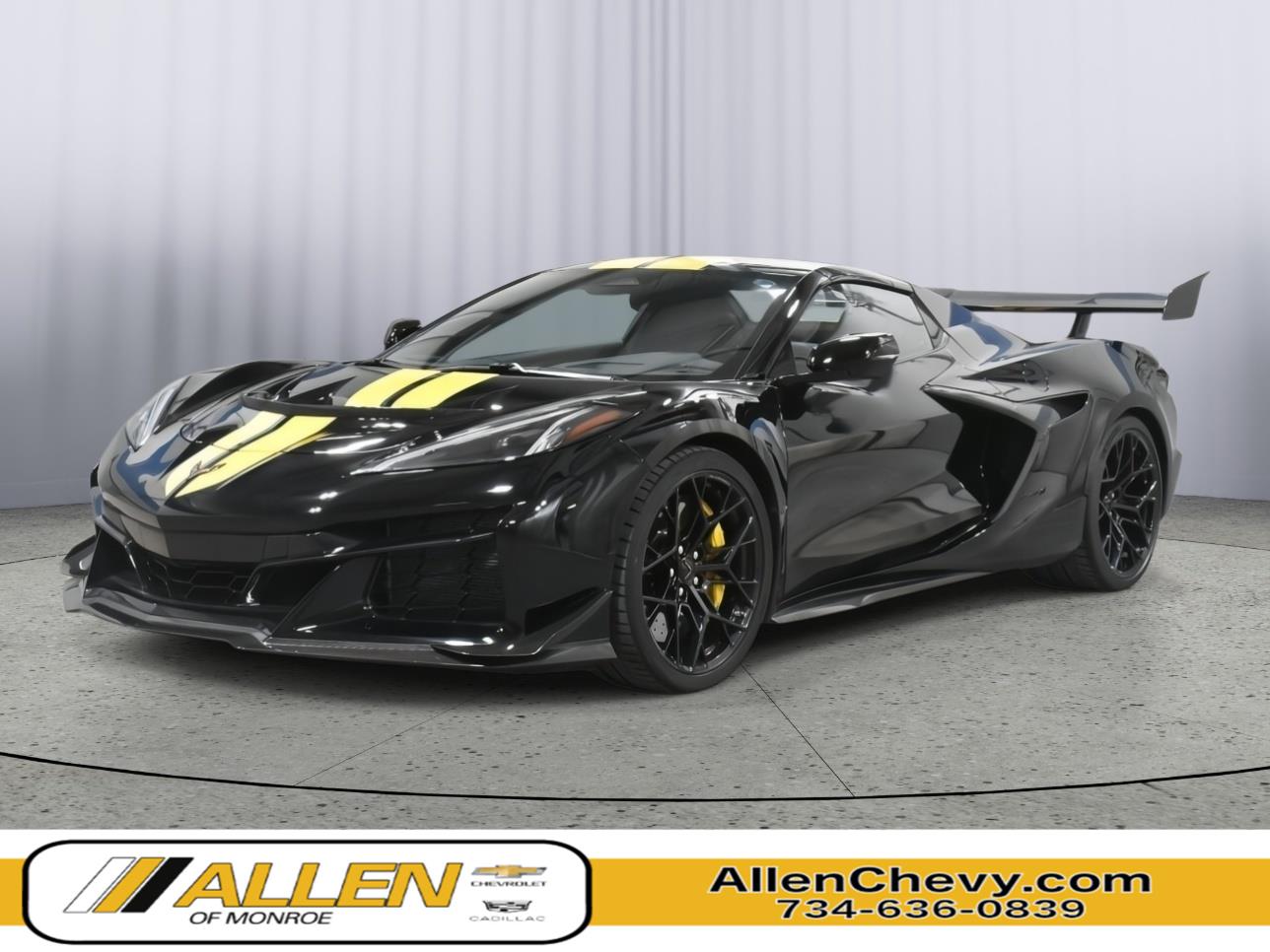 Black 2025 Chevrolet Corvette Convertible Rear-Wheel Drive 8-Speed Dual Clutch