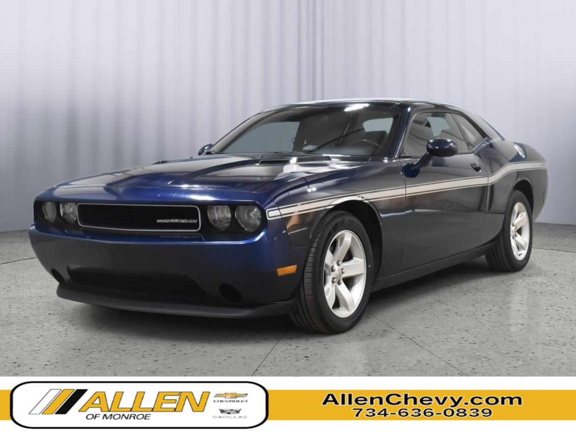 Jazz Blue Pearlcoat 2014 Dodge Challenger Coupe Rear-Wheel Drive 5-Speed Automatic