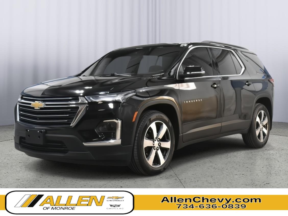 Mosaic Black Metallic 2023 Chevrolet Traverse SUV / Crossover Four-Wheel Drive 9-Speed Automatic