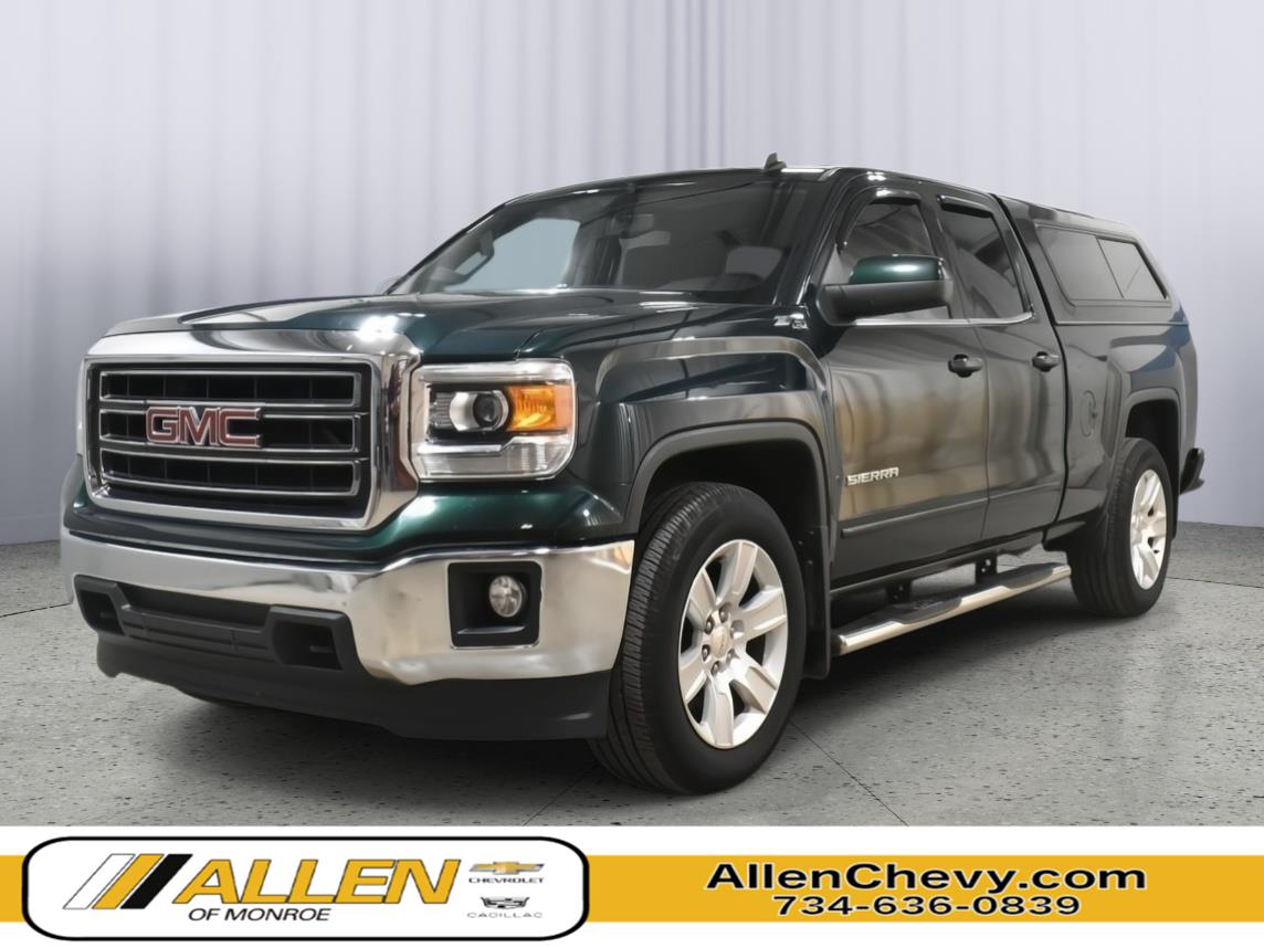 Emerald Green Metallic 2014 GMC Sierra 1500 Pickup Truck Four-Wheel Drive 6-Speed Automatic
