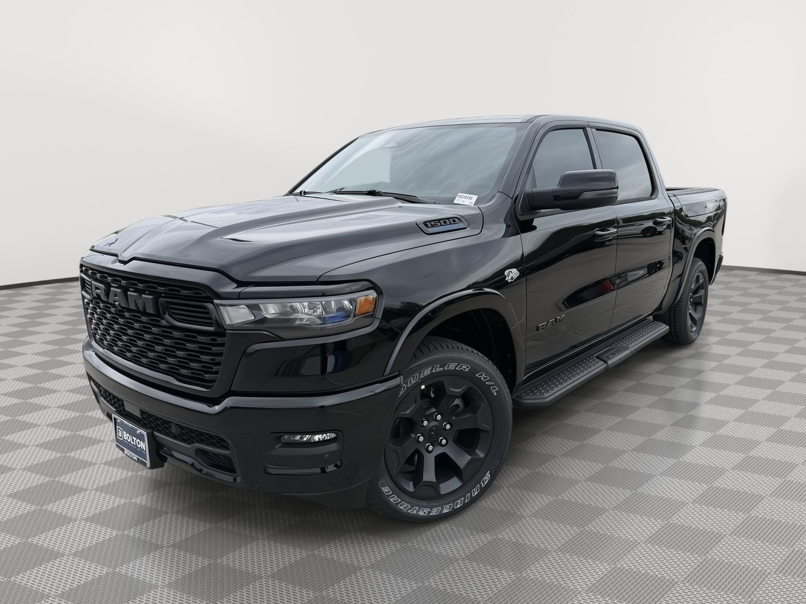 Diamond Black Crystal Pearlcoat 2026 RAM 1500 Lone Star Crew Cab 4WD Pickup Truck Four-Wheel Drive 8-Speed Automatic