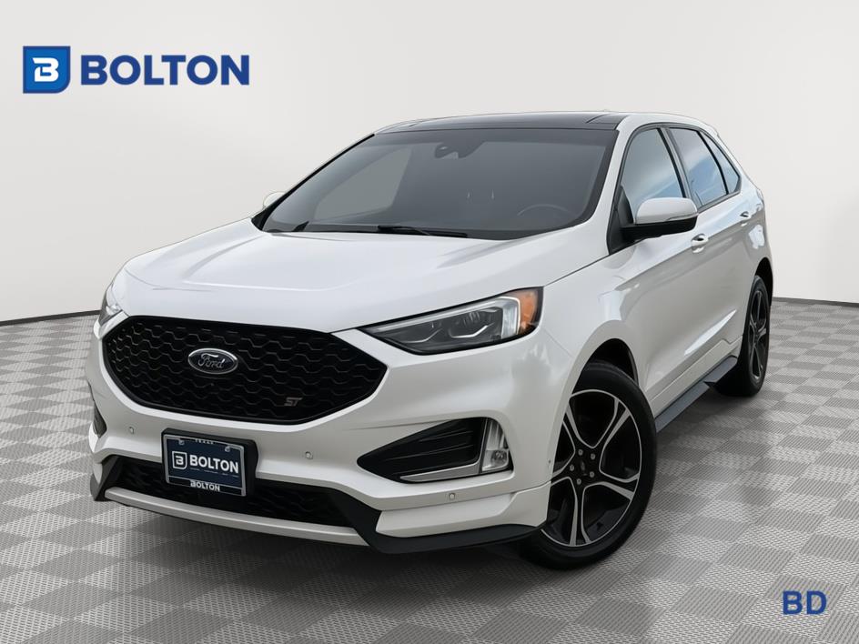 White Platinum Metallic Tri-Coat 2019 Ford Edge ST AWD SUV / Crossover All-Wheel Drive 8-Speed Automatic