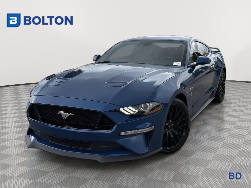 Blue Metallic 2022 Ford Mustang GT Premium Fastback RWD Coupe Rear-Wheel Drive 10-Speed Automatic
