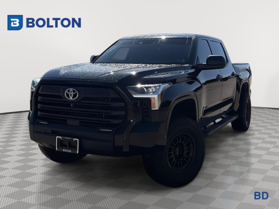Midnight Black Metallic 2024 Toyota Tundra SR CrewMax Cab 4WD Pickup Truck Four-Wheel Drive Automatic