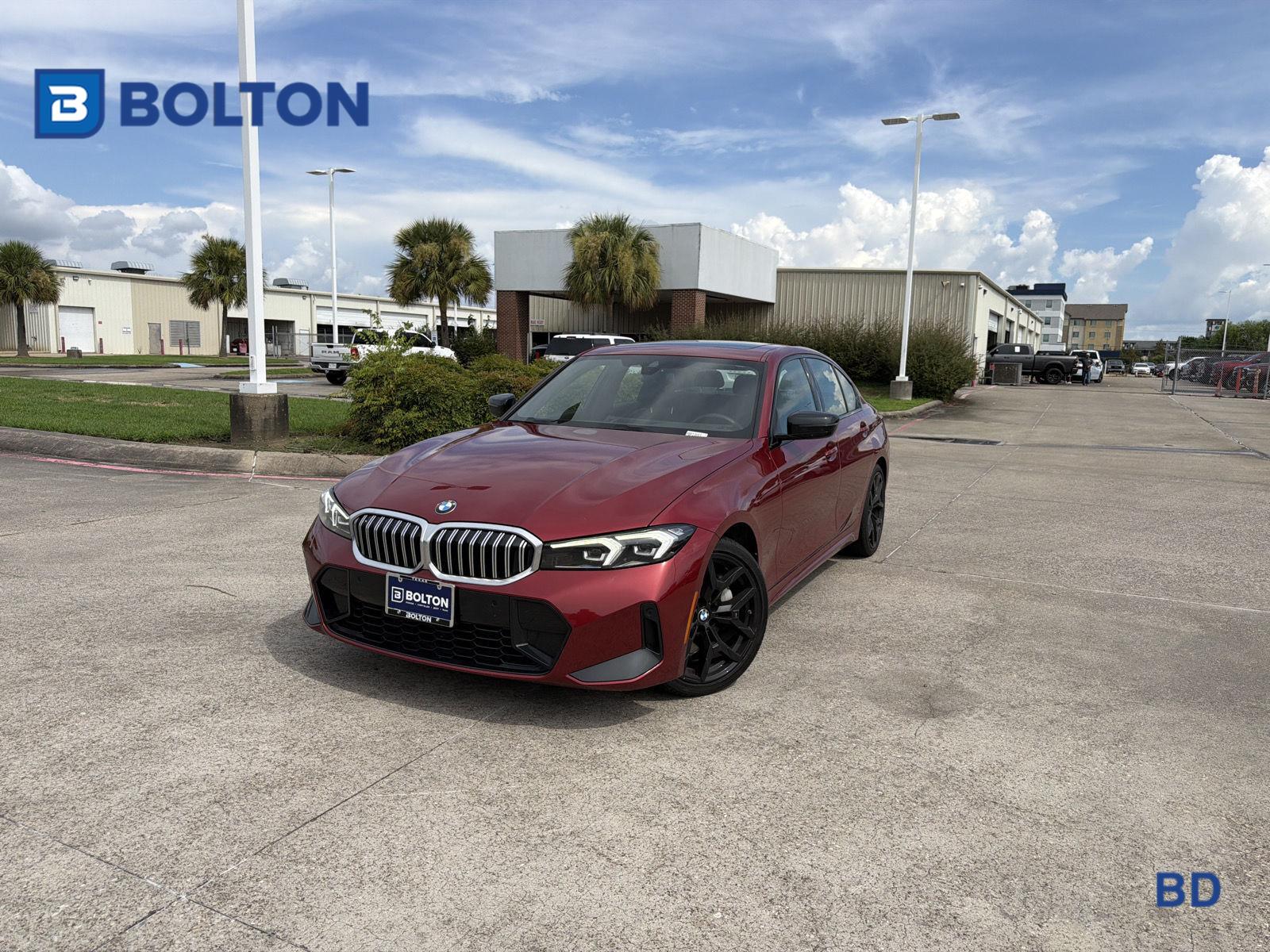 Vegas Red Metallic 2025 BMW 3 Series Sedan Rear-Wheel Drive Automatic