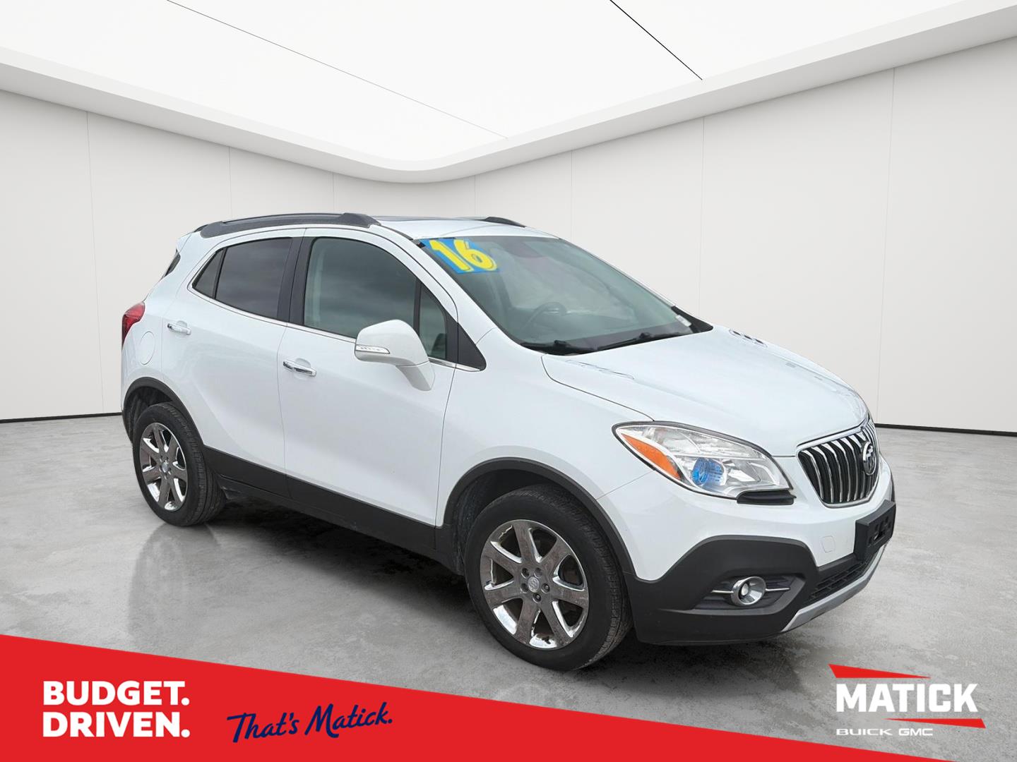 Summit White 2016 Buick Encore SUV / Crossover All-Wheel Drive 6-Speed Automatic Overdrive