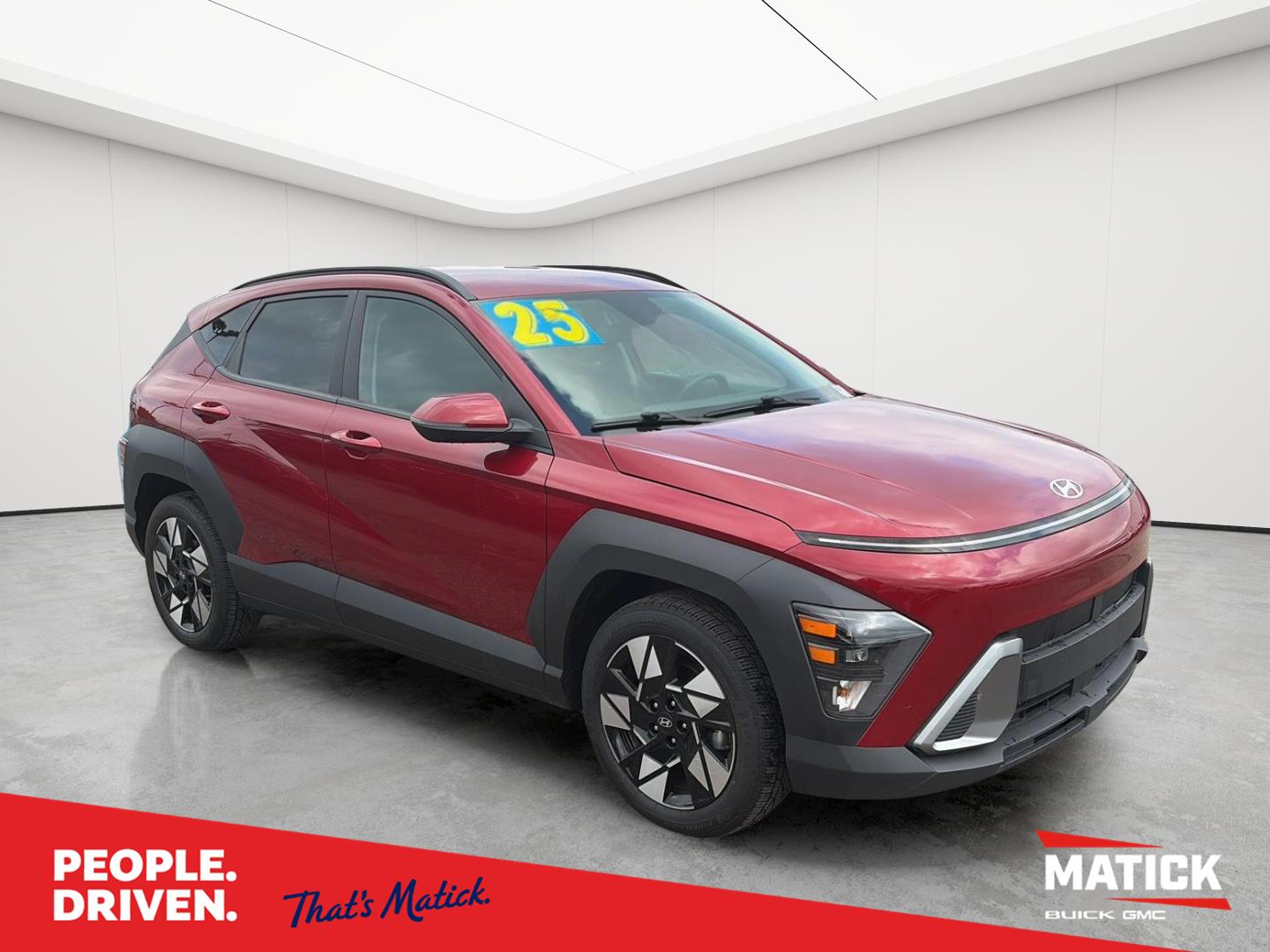 Ultimate Red Metallic 2025 Hyundai Kona SUV / Crossover Front-Wheel Drive Continuously Variable Transmission