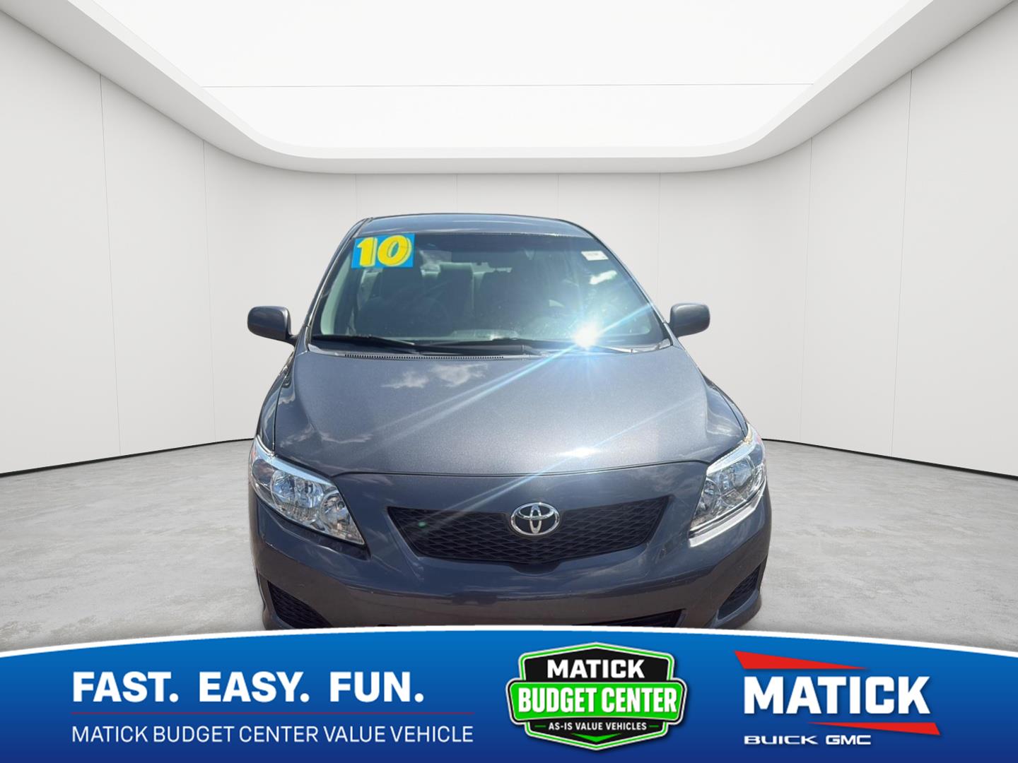 Magnetic Gray Metallic 2010 Toyota Corolla Sedan Front-Wheel Drive