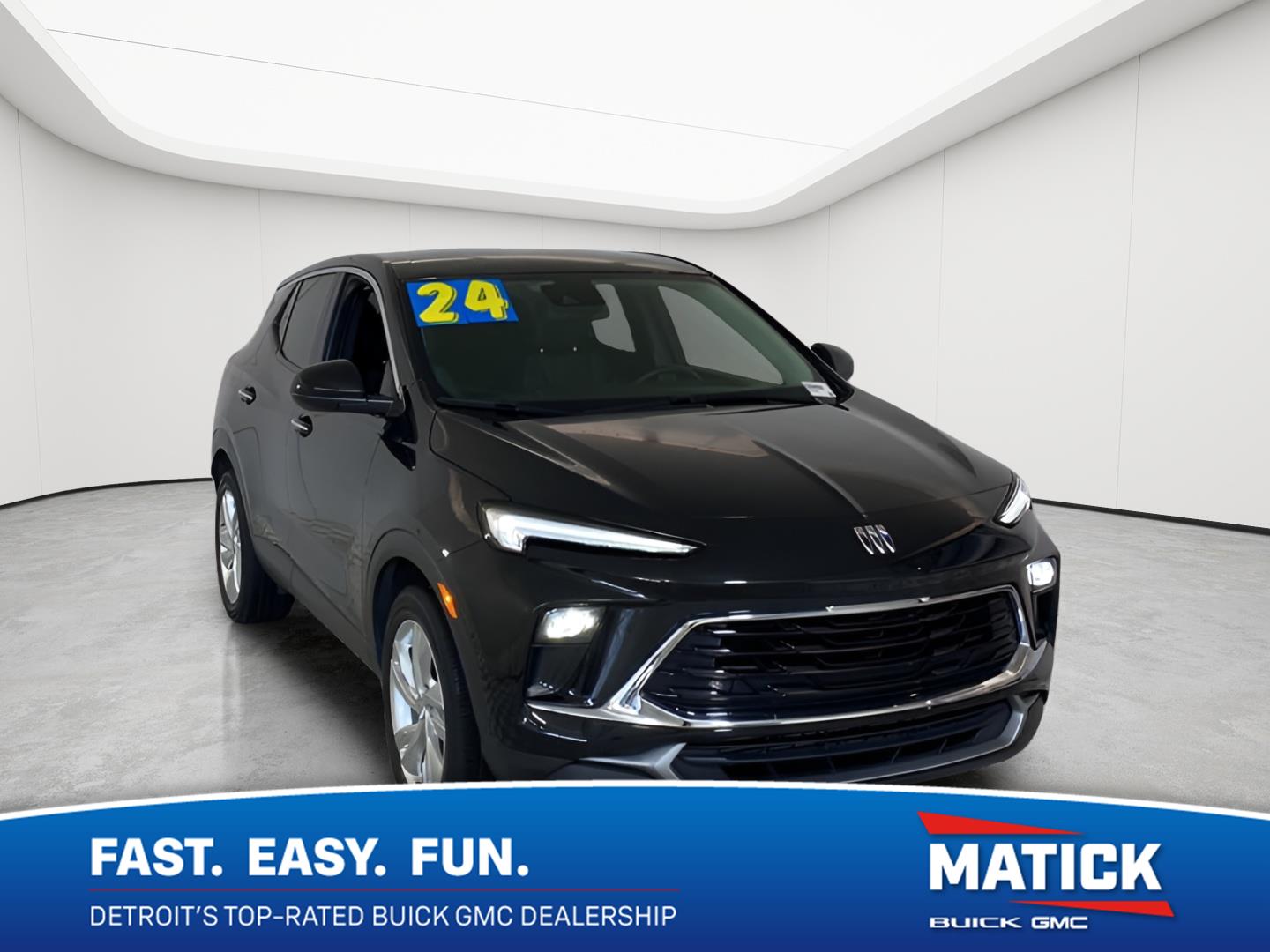 Black (Ebony Twilight Metallic) 2024 Buick Encore GX SUV / Crossover Front-Wheel Drive Continuously Variable Transmission