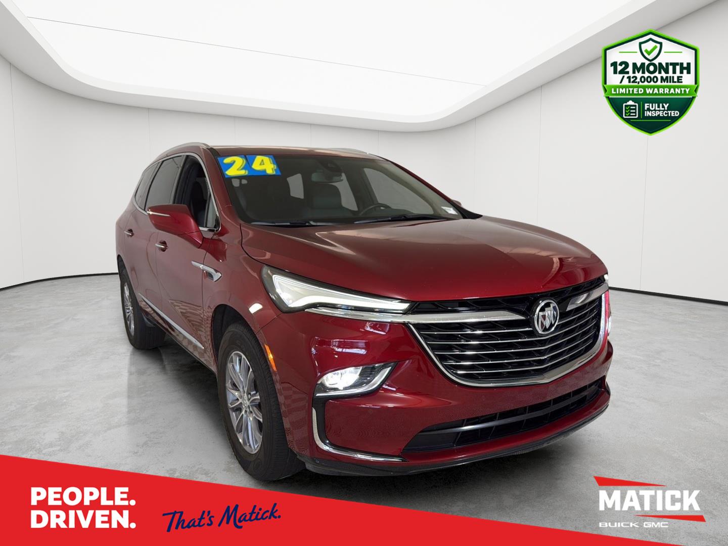 Cherry Red Tintcoat 2024 Buick Enclave SUV / Crossover Four-Wheel Drive
