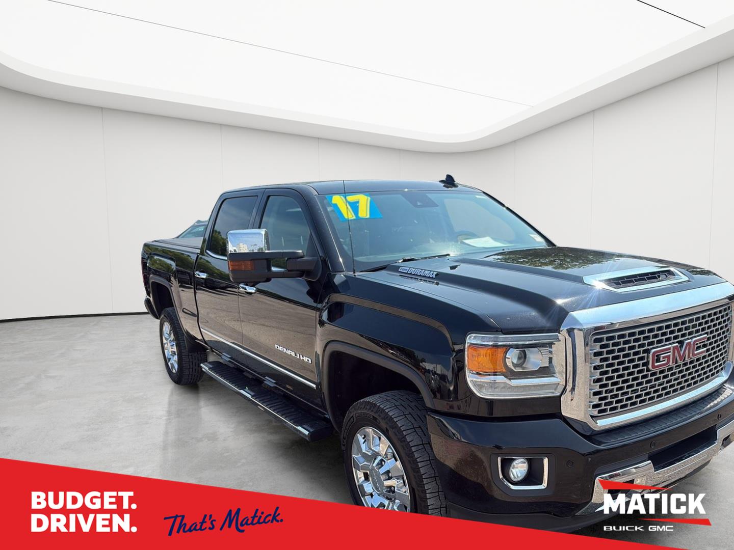 Onyx Black 2017 GMC Sierra 2500HD Pickup Truck Four-Wheel Drive 6-Speed Automatic