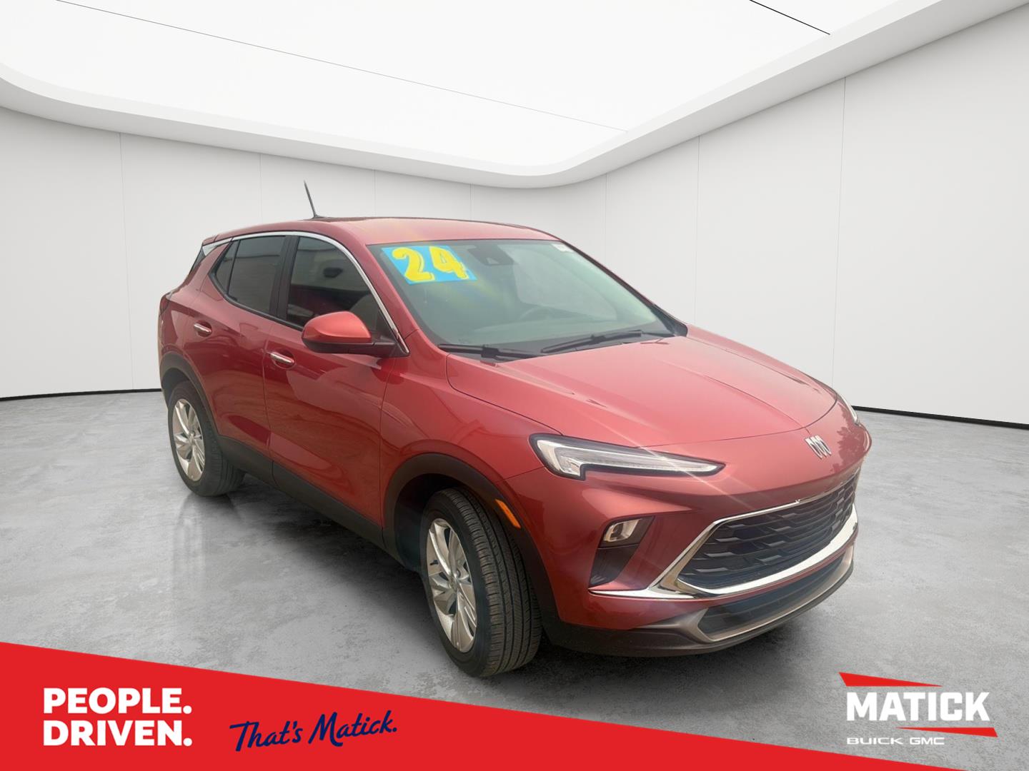 Sunrise Red Metallic 2024 Buick Encore GX SUV / Crossover Front-Wheel Drive Continuously Variable Transmission