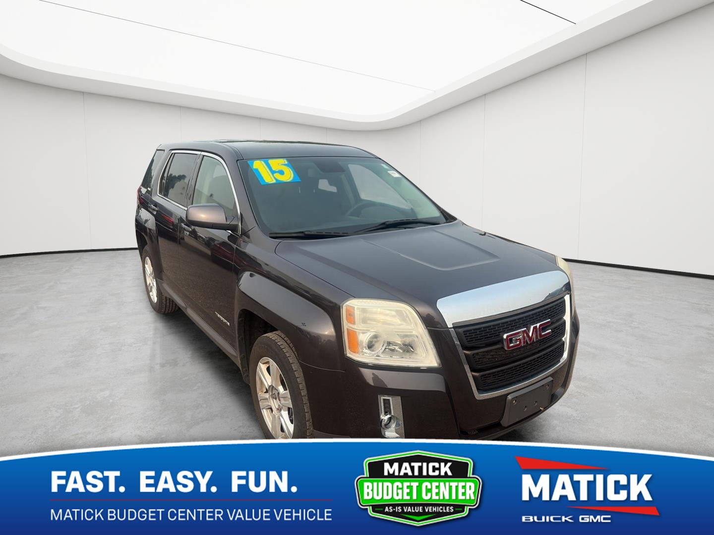 Dark Sapphire Blue Metallic 2015 GMC Terrain SUV / Crossover Front-Wheel Drive 6-Speed Automatic