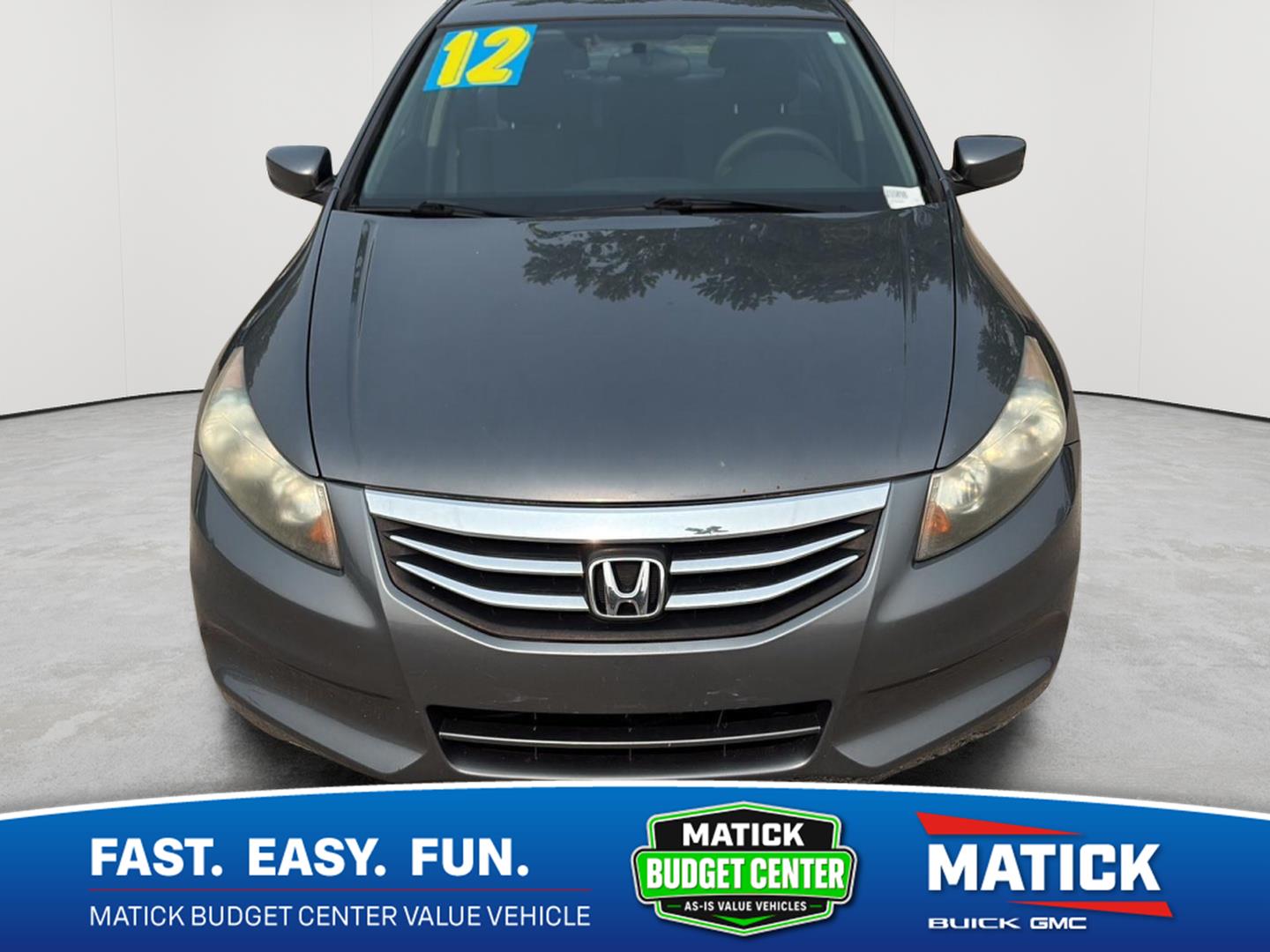 Gray 2012 Honda Accord Sedan Front-Wheel Drive Automatic
