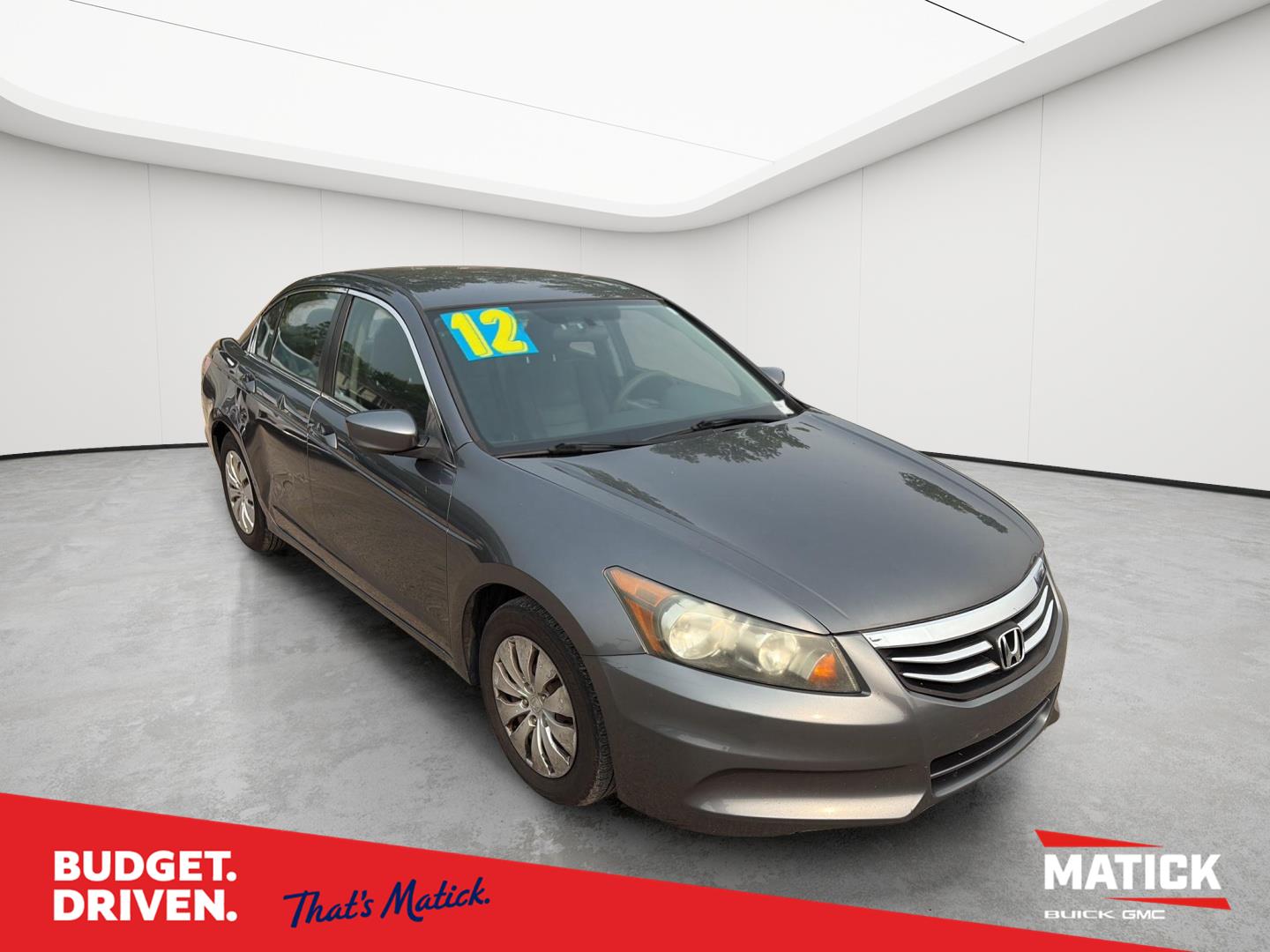 Gray 2012 Honda Accord Sedan Front-Wheel Drive Automatic