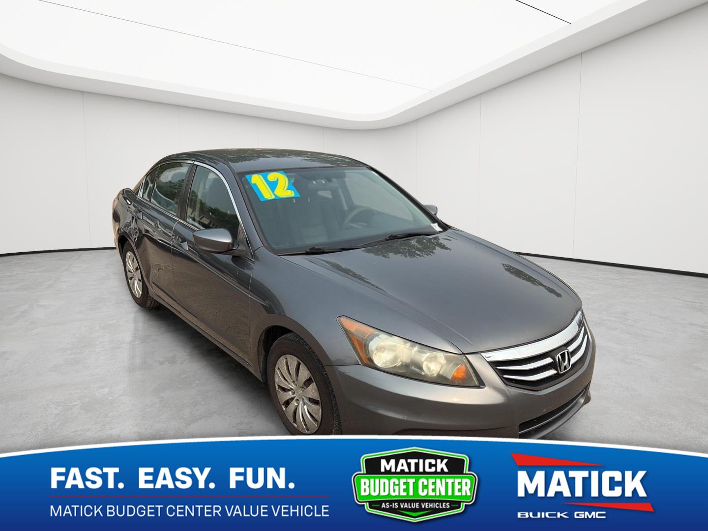 Gray 2012 Honda Accord Sedan Front-Wheel Drive Automatic