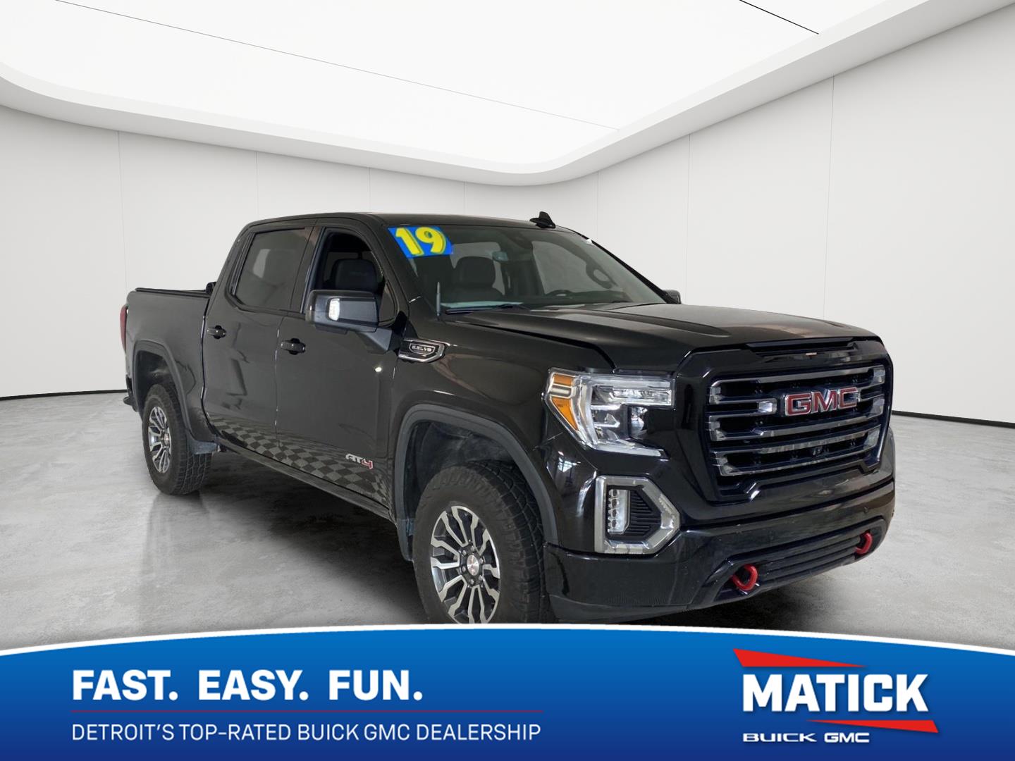 Onyx Black 2019 GMC Sierra 1500 Pickup Truck Four-Wheel Drive 8-Speed Automatic