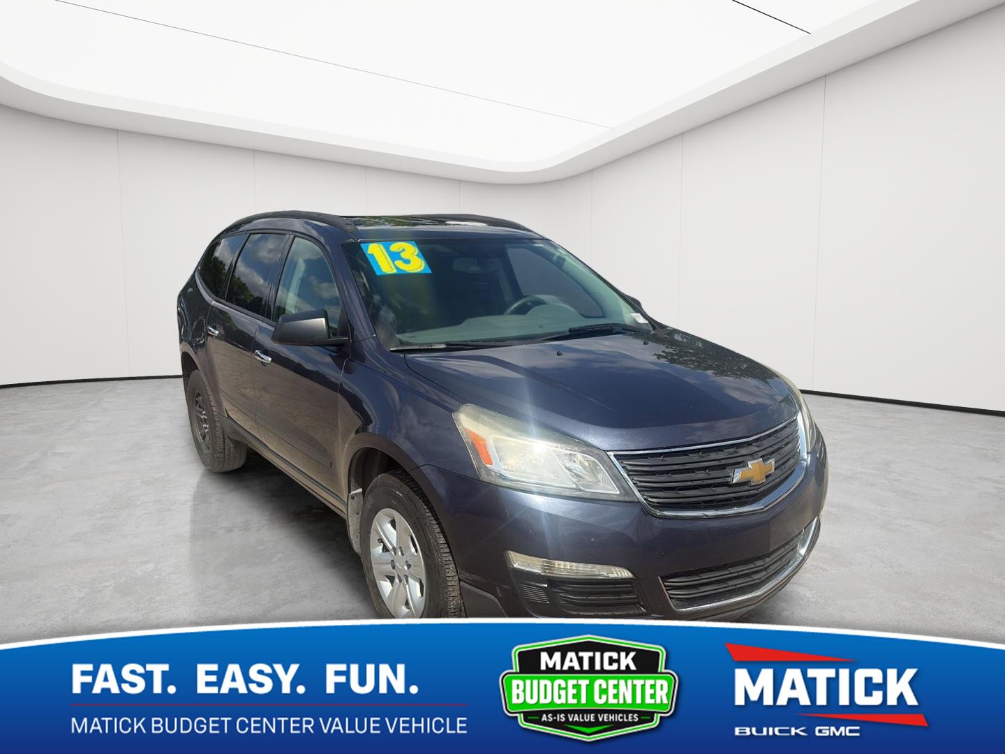Atlantis Blue Metallic 2013 Chevrolet Traverse SUV / Crossover Front-Wheel Drive 6-Speed Automatic