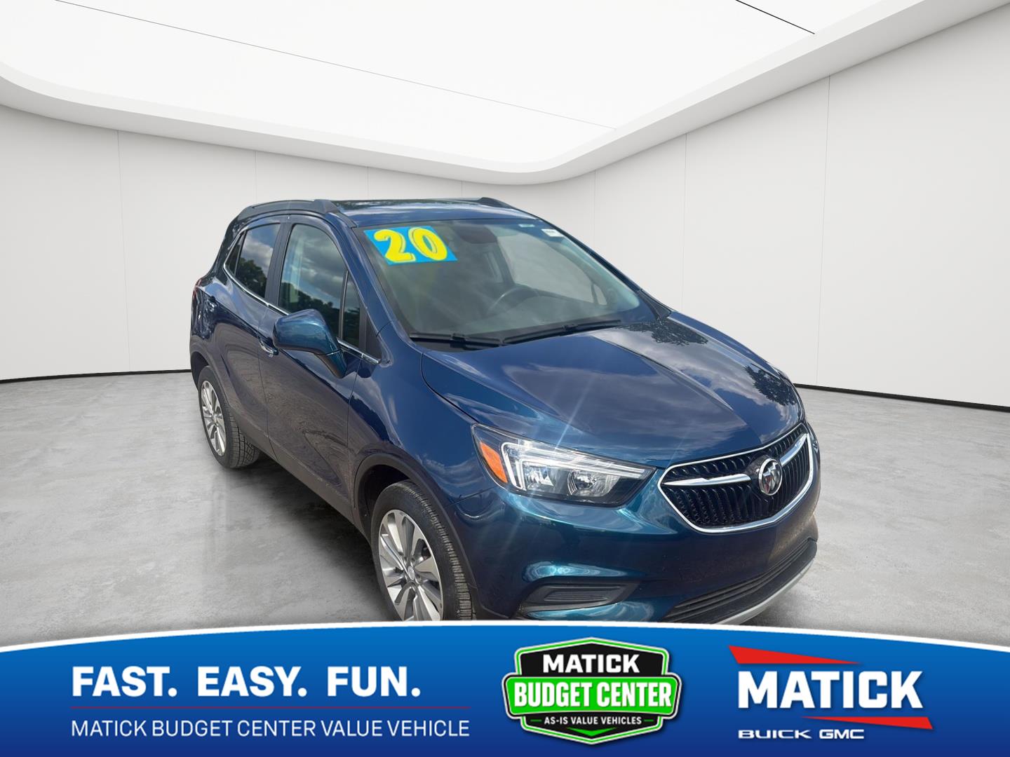 Blue (Deep Azure Metallic) 2020 Buick Encore SUV / Crossover Front-Wheel Drive 6-Speed Automatic Overdrive