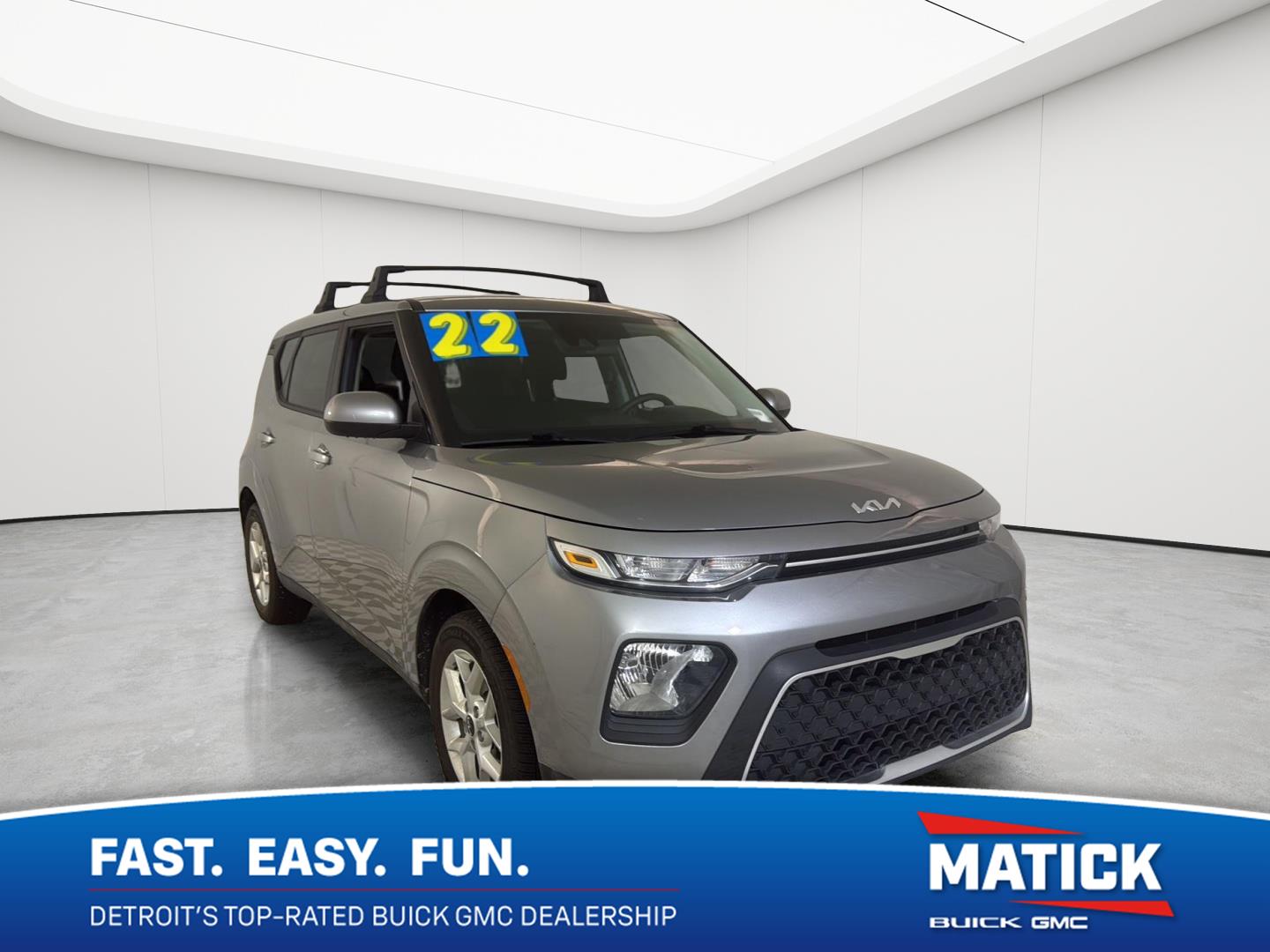 Steel Matte Gray 2022 Kia Soul SUV / Crossover Front-Wheel Drive Continuously Variable Transmission