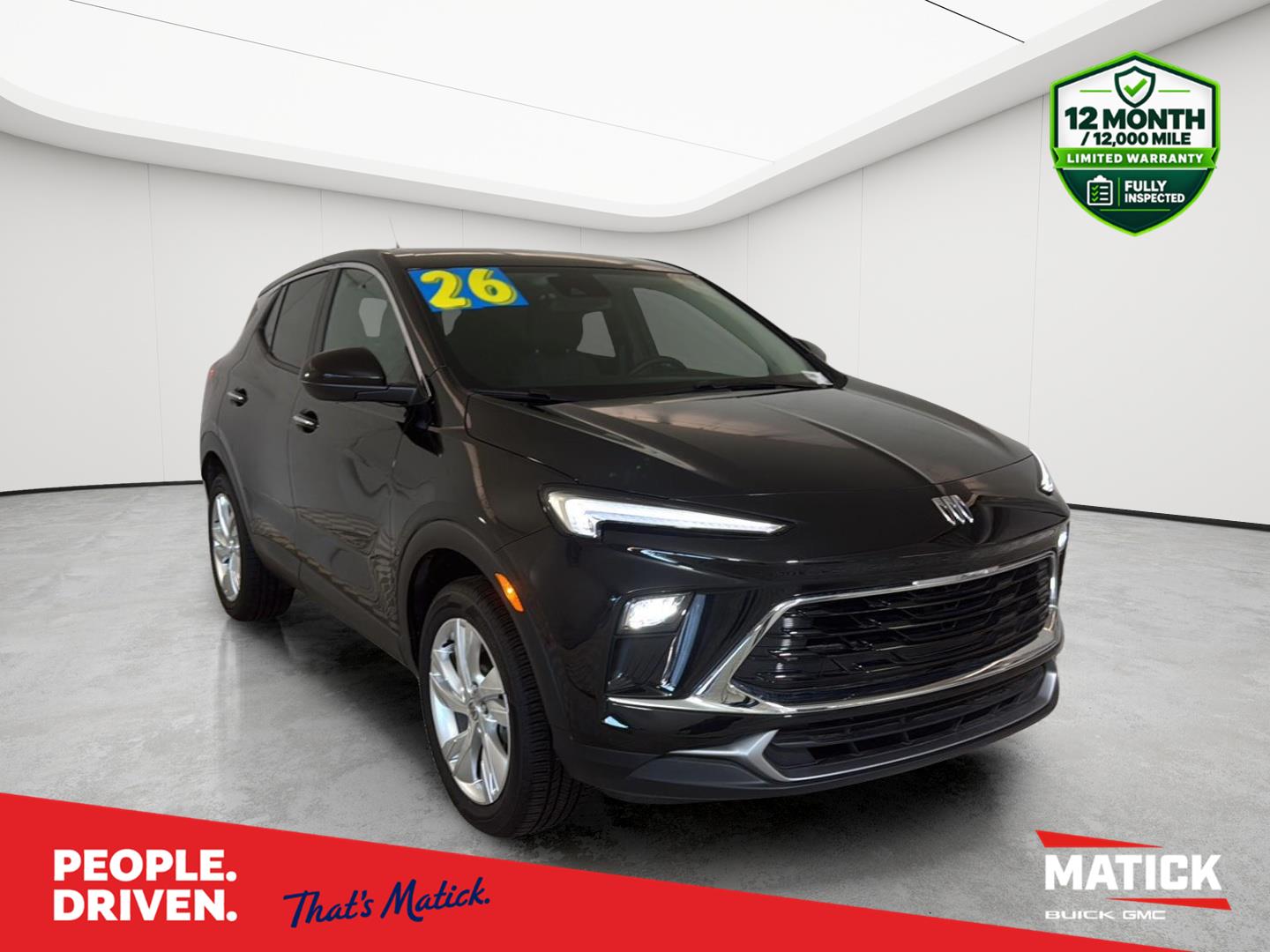 Black (Ebony Twilight Metallic) 2026 Buick Encore GX SUV / Crossover All-Wheel Drive 9-Speed Automatic