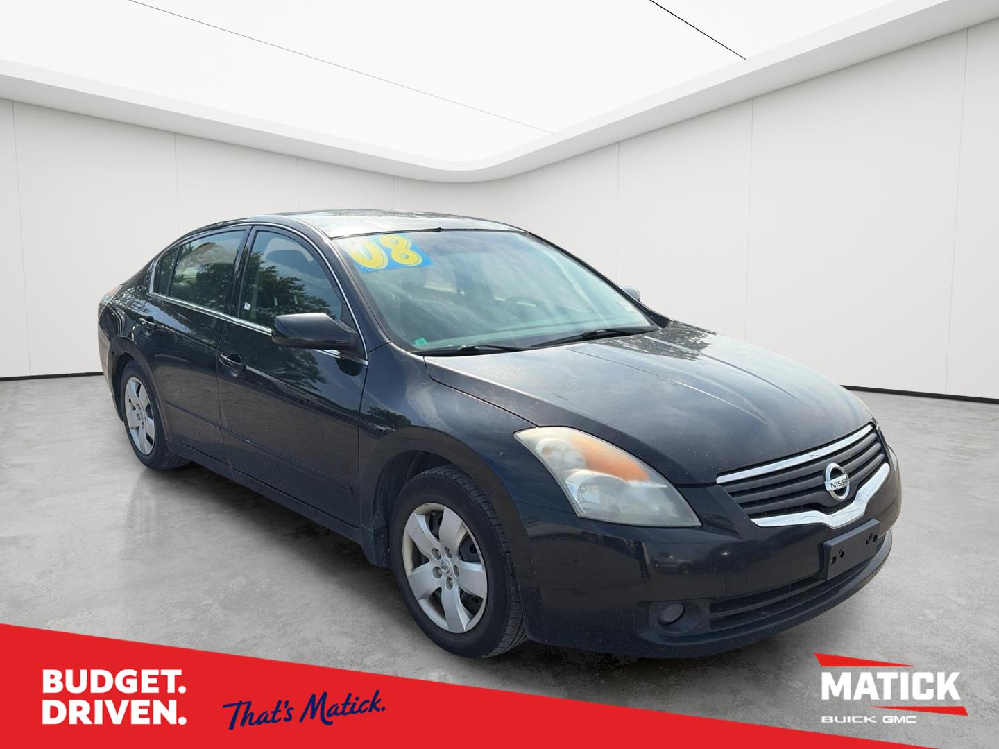 Super Black 2008 Nissan Altima Sedan Front-Wheel Drive Continuously Variable Transmission
