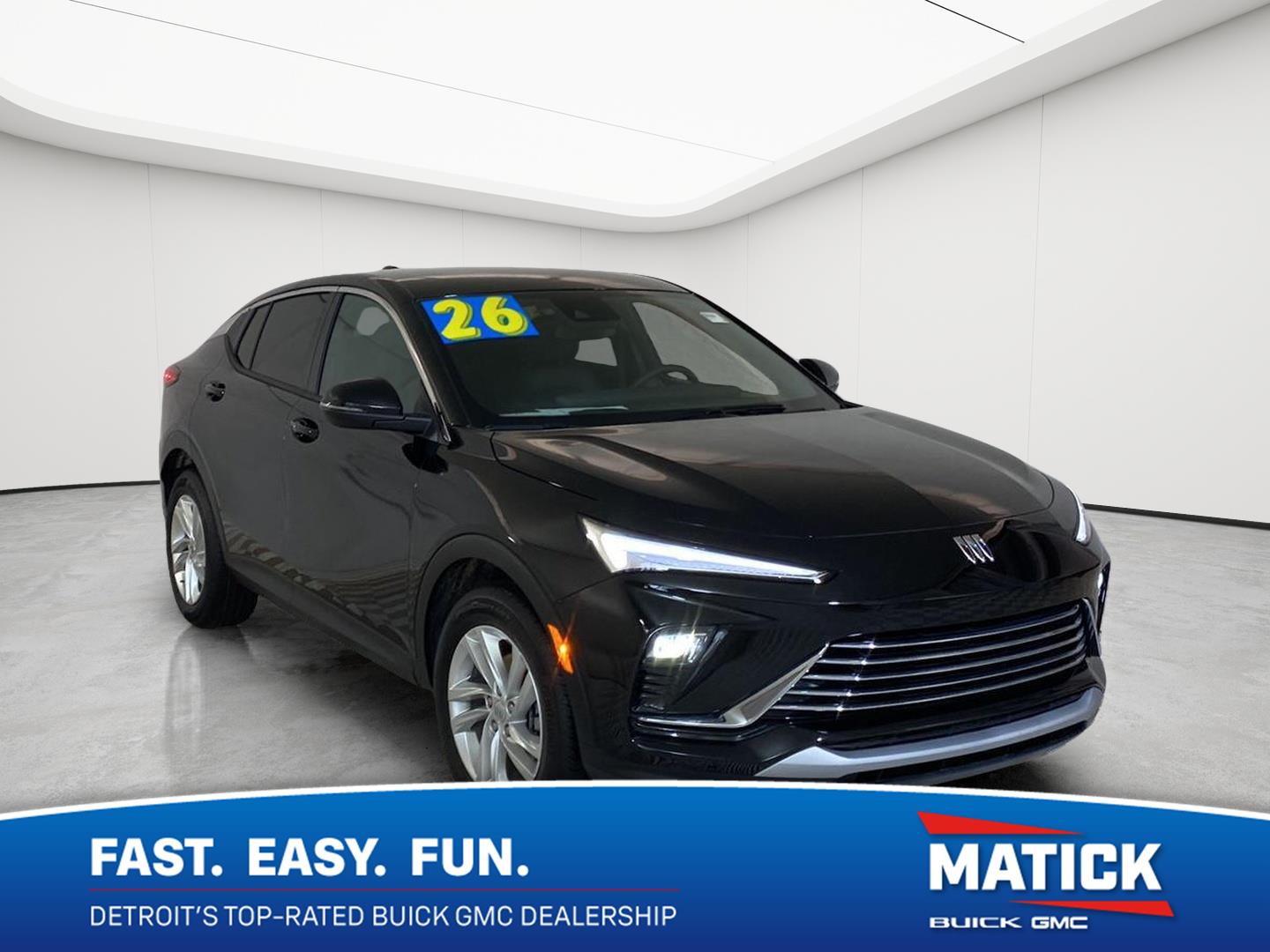 Black (Ebony Twilight Metallic) 2026 Buick Envista SUV / Crossover Front-Wheel Drive 6-Speed Automatic