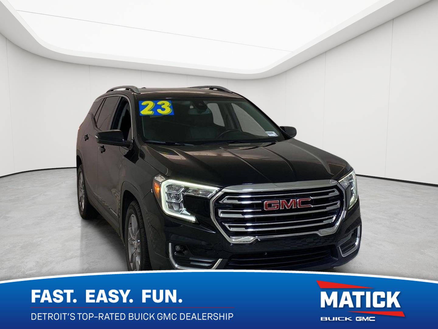 Black (Ebony Twilight Metallic) 2023 GMC Terrain SUV / Crossover Front-Wheel Drive 9-Speed Automatic Overdrive