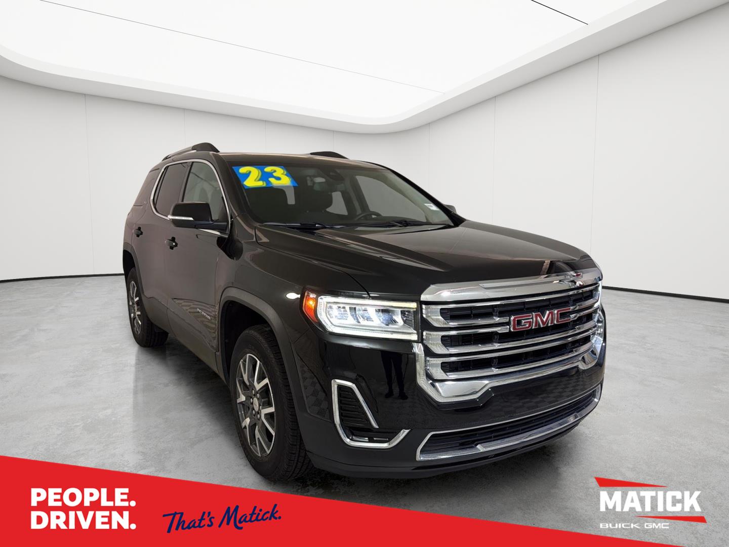 Black (Ebony Twilight Metallic) 2023 GMC Acadia SUV / Crossover Front-Wheel Drive 9-Speed Automatic