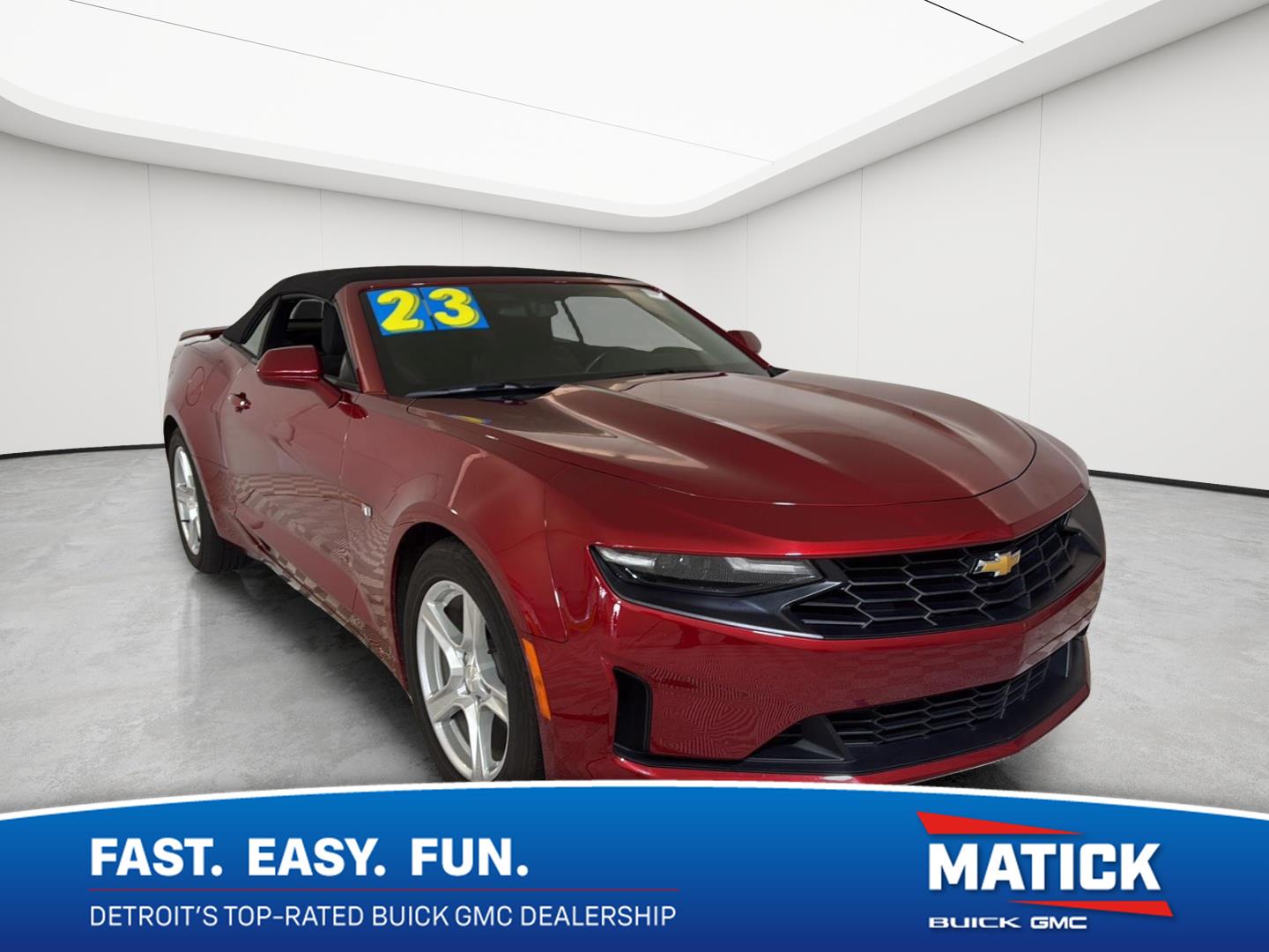 Radiant Red Tintcoat 2023 Chevrolet Camaro Convertible Rear-Wheel Drive Automatic