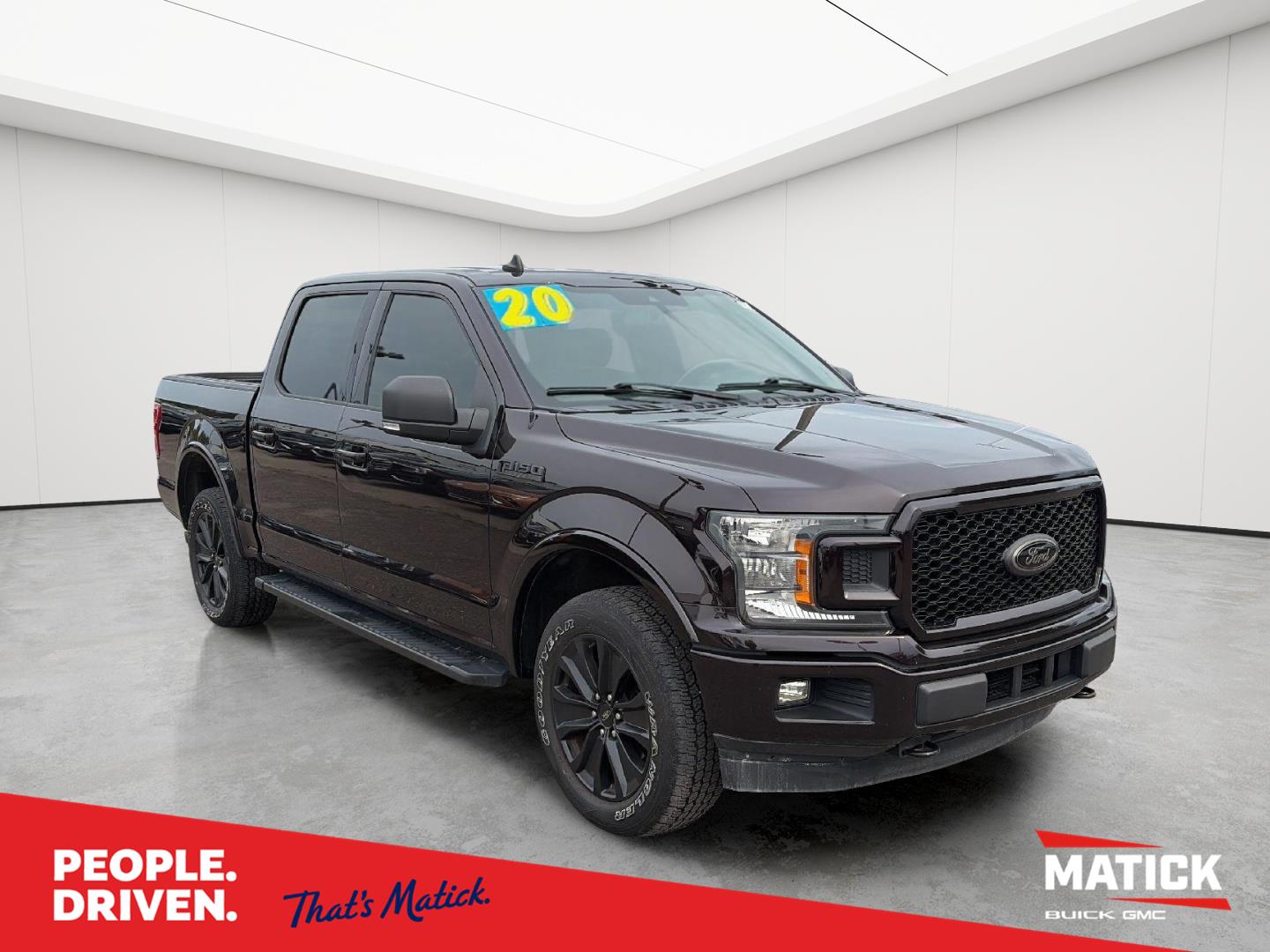 Magma Red 2020 Ford F-150 Pickup Truck Four-Wheel Drive Automatic
