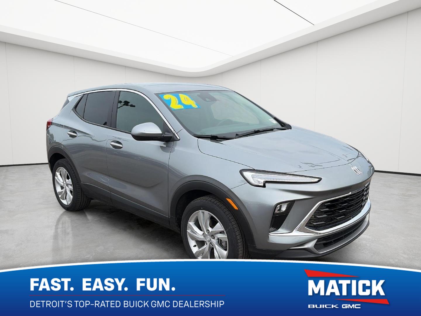 Moonstone Gray Metallic 2024 Buick Encore GX SUV / Crossover Front-Wheel Drive Continuously Variable Transmission