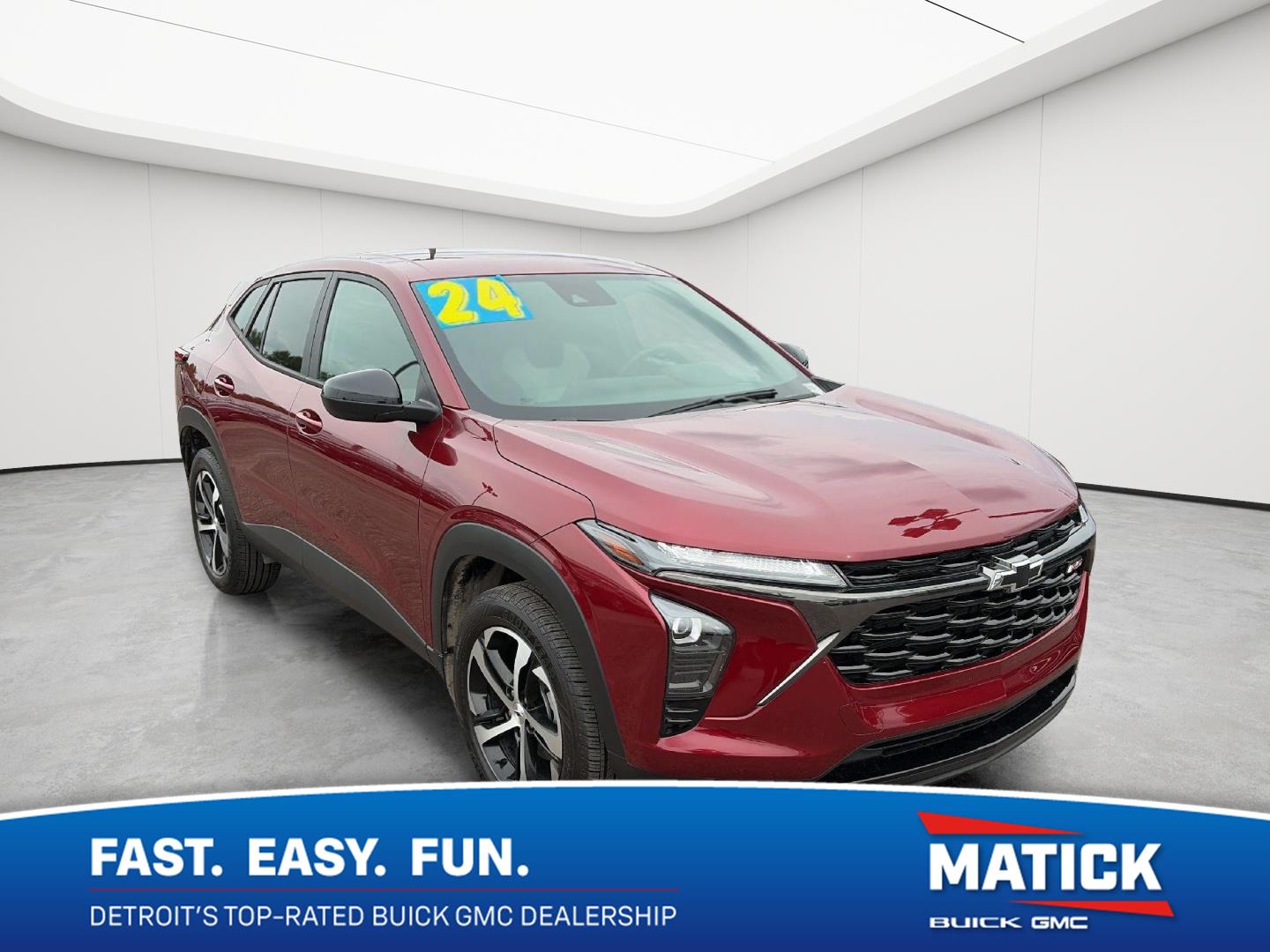Red (Crimson Metallic) 2024 Chevrolet Trax SUV / Crossover Front-Wheel Drive 6-Speed Automatic