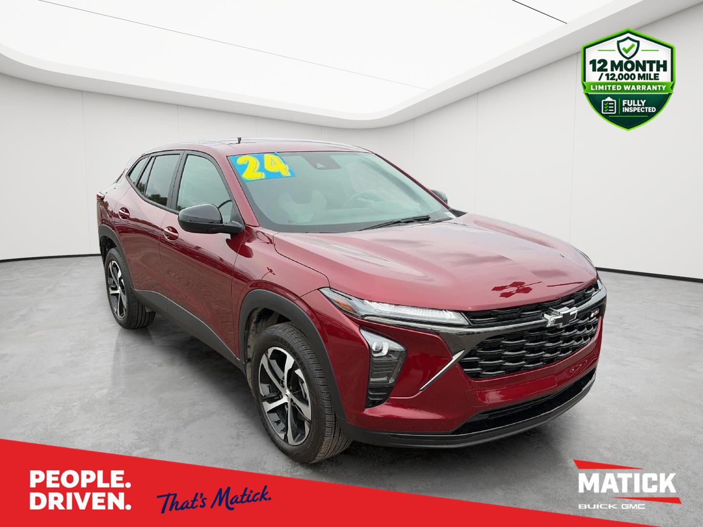Red (Crimson Metallic) 2024 Chevrolet Trax SUV / Crossover Front-Wheel Drive 6-Speed Automatic