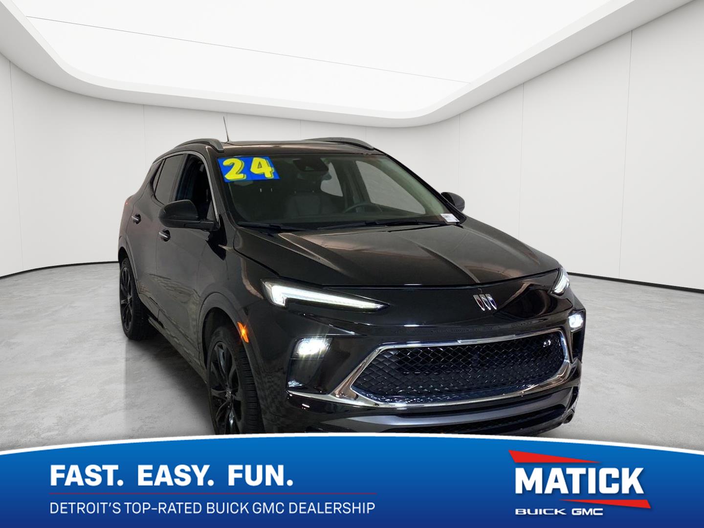 Black (Ebony Twilight Metallic) 2024 Buick Encore GX SUV / Crossover All-Wheel Drive 9-Speed Automatic