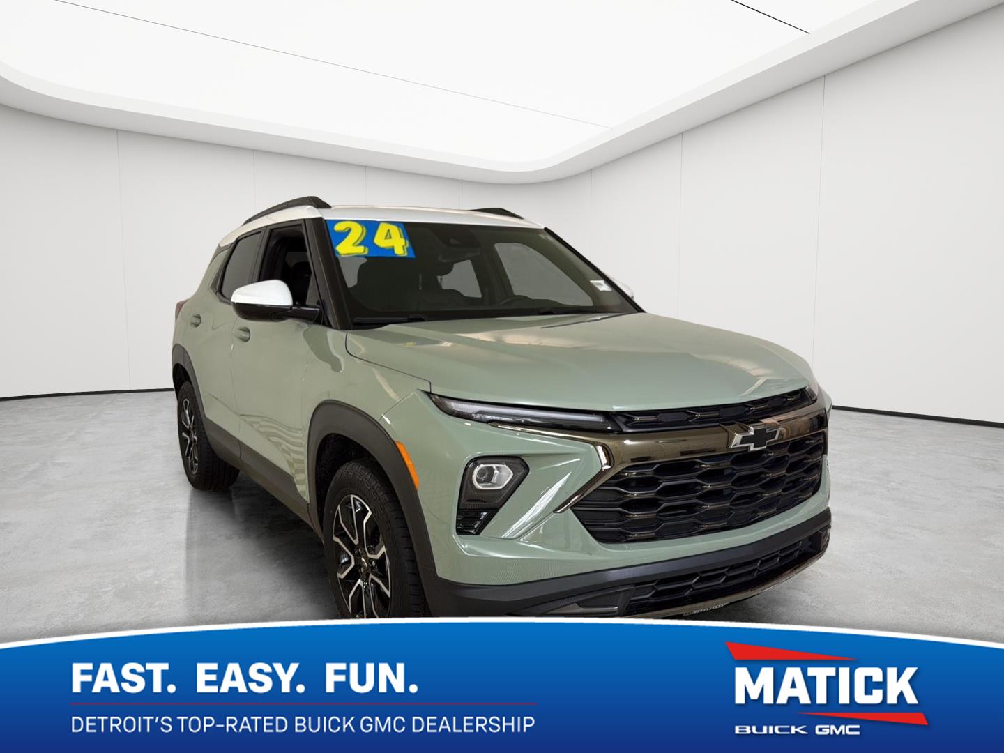 Cacti Green 2024 Chevrolet Trailblazer SUV / Crossover Four-Wheel Drive 9-Speed Automatic