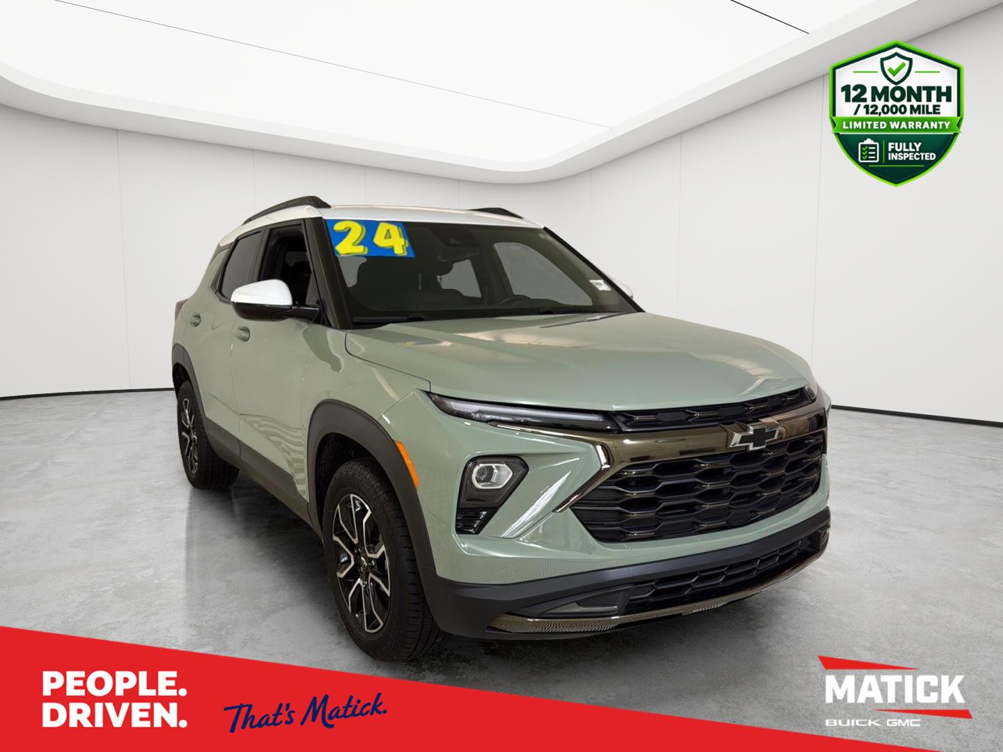 Cacti Green 2024 Chevrolet Trailblazer SUV / Crossover Four-Wheel Drive 9-Speed Automatic