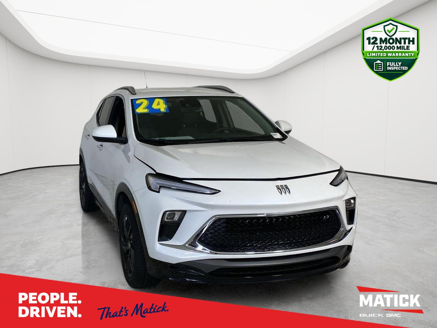 White Frost Tricoat 2024 Buick Encore GX SUV / Crossover All-Wheel Drive 9-Speed Automatic