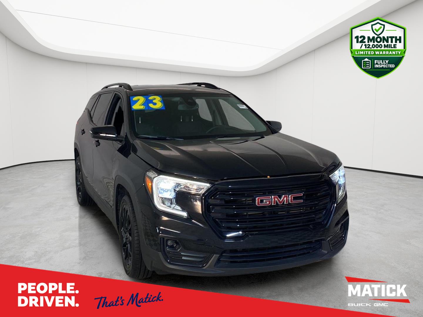 Black (Ebony Twilight Metallic) 2023 GMC Terrain SUV / Crossover Front-Wheel Drive 9-Speed Automatic Overdrive