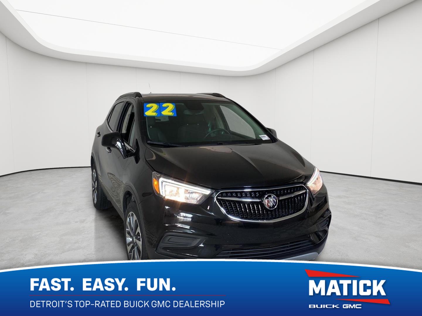 Black (Ebony Twilight Metallic) 2022 Buick Encore SUV / Crossover All-Wheel Drive 6-Speed Automatic Overdrive