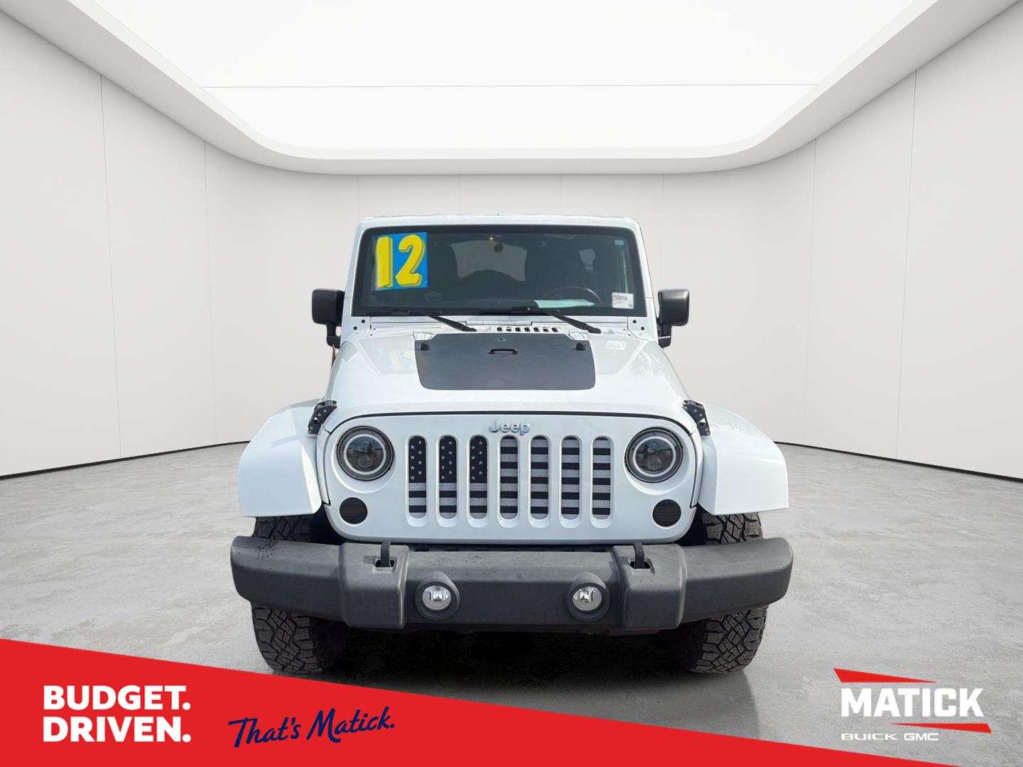 Bright White 2012 Jeep Wrangler SUV / Crossover Four-Wheel Drive 5-Speed Automatic