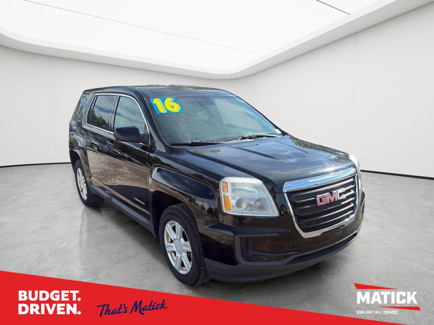 Black (Ebony Twilight Metallic) 2016 GMC Terrain SUV / Crossover Front-Wheel Drive 6-Speed Automatic
