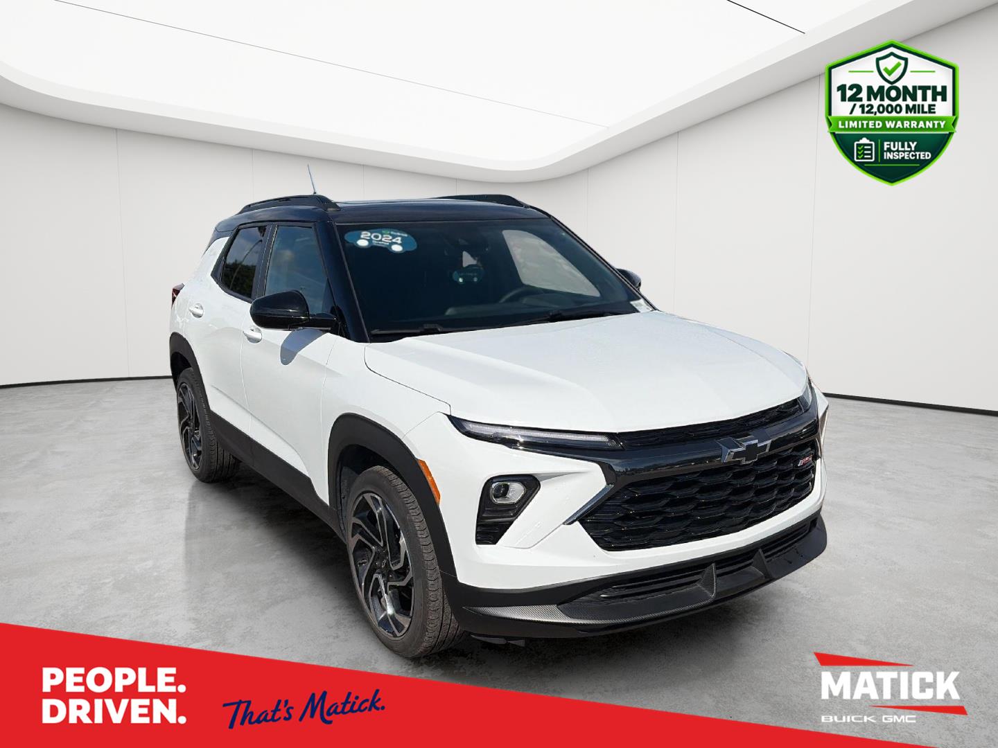 Summit White 2024 Chevrolet Trailblazer SUV / Crossover Four-Wheel Drive 9-Speed Automatic