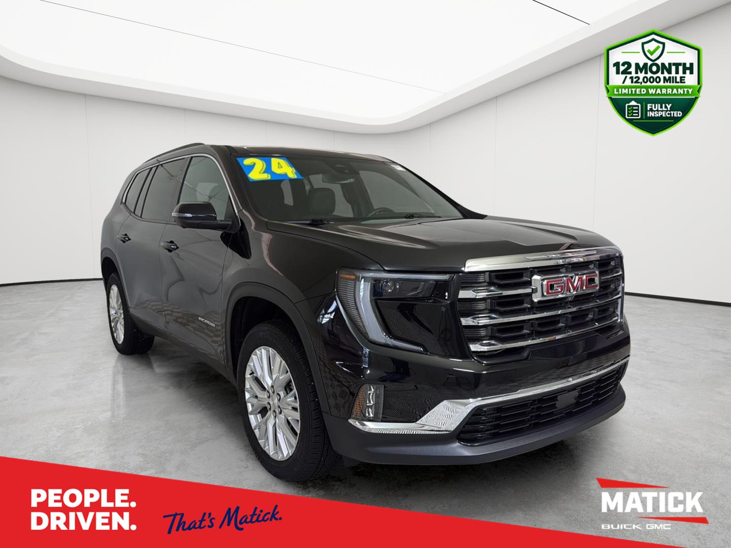 Black (Ebony Twilight Metallic) 2024 GMC Acadia SUV / Crossover Front-Wheel Drive 8-Speed Automatic