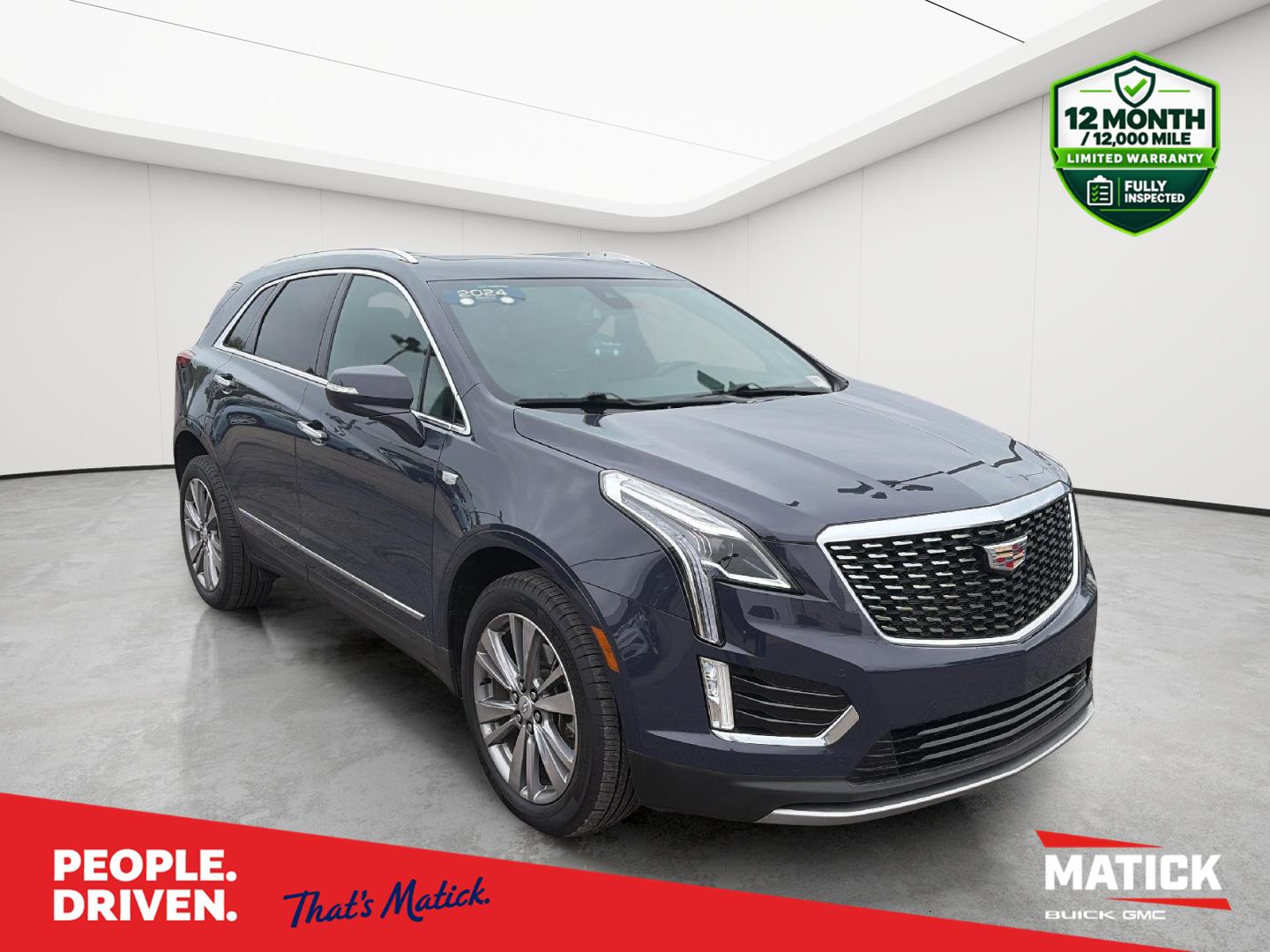 Midnight Sky Metallic 2024 Cadillac XT5 SUV / Crossover Four-Wheel Drive 9-Speed Automatic