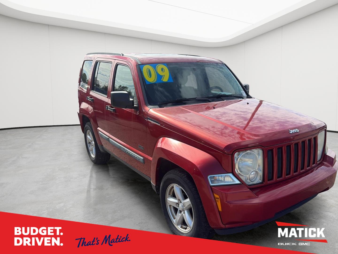 Inferno Red Crystal Pearl 2009 Jeep Liberty SUV / Crossover 4-Speed Automatic