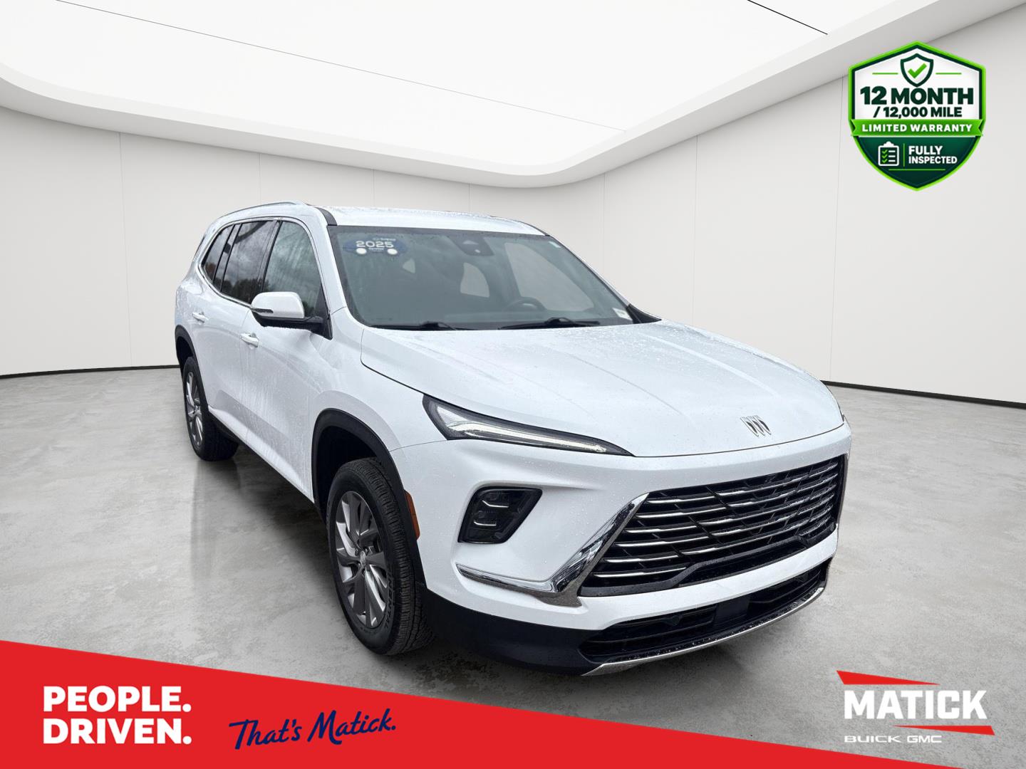 Summit White 2025 Buick Enclave SUV / Crossover Front-Wheel Drive 8-Speed Automatic