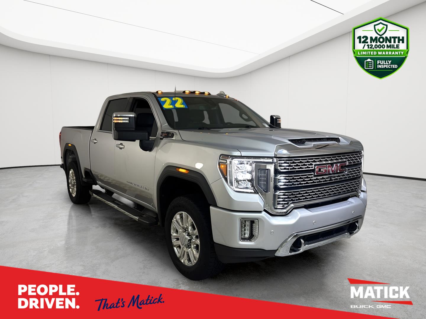 Quicksilver Metallic 2022 GMC Sierra 2500HD Pickup Truck Four-Wheel Drive 6-Speed Automatic