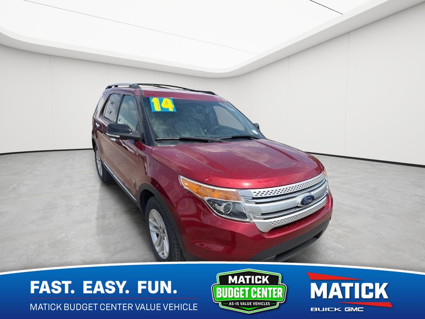 Ruby Red Metallic Tinted Clearcoat 2014 Ford Explorer SUV / Crossover Front-Wheel Drive 6-Speed Automatic